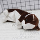 Brown Beige Plush Puppy Dog Pencil Bag