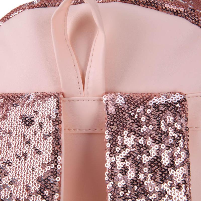 Mini Crown Glitter Sequins Backpack 