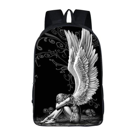 Gothic Dark Fallen Angel Backpack