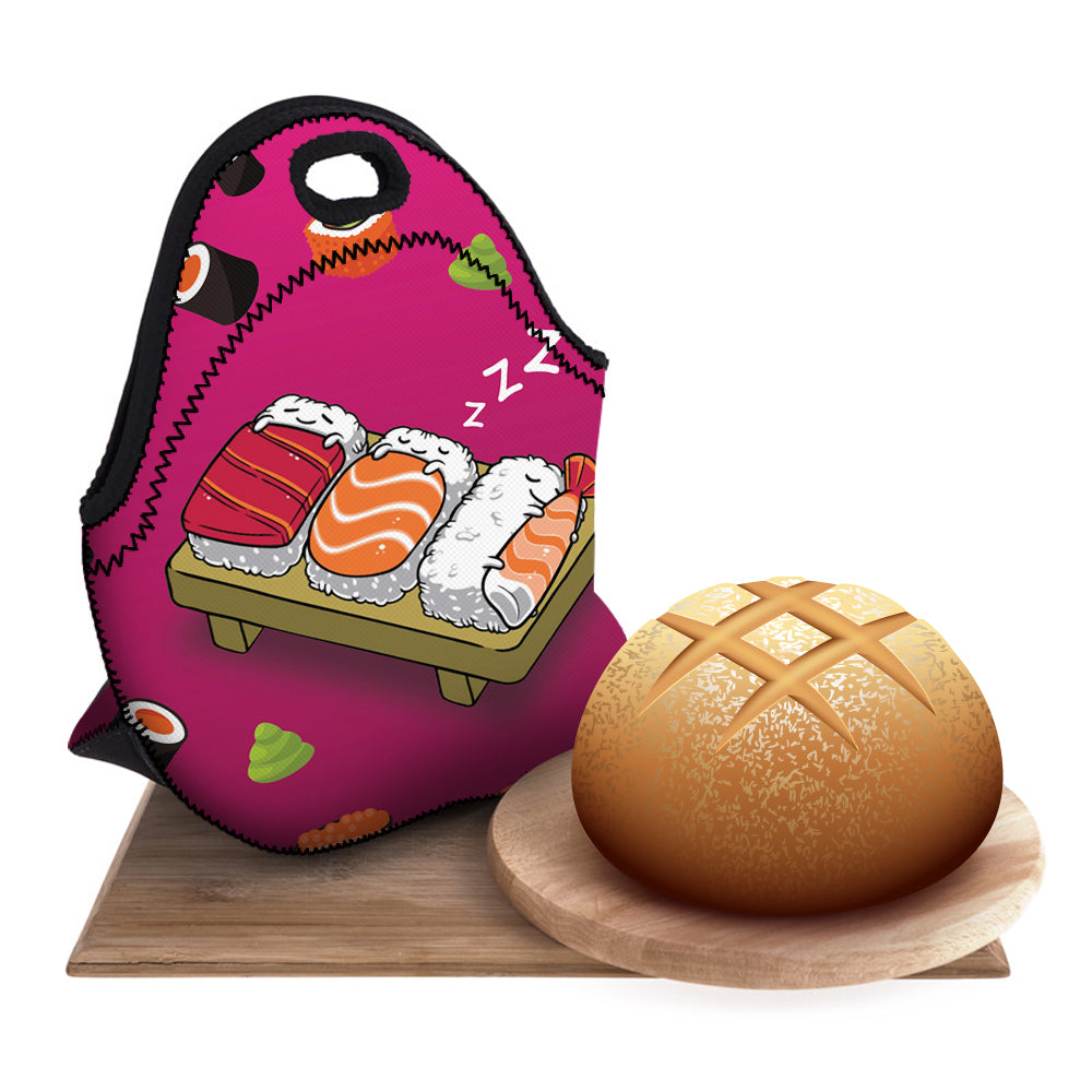 Cartoon Sushi  Lunch Bag
