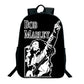 Bob Marley Reggae Print Backpack (16&quot;) Style 12 / Nylon