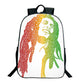 Bob Marley Reggae Print Backpack (16&quot;) Style 3 / Nylon