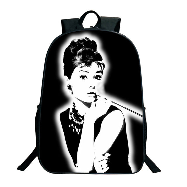 Audrey Hepburn Backpack Style 8