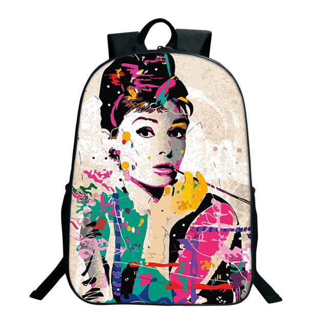 Audrey Hepburn Backpack Style 10
