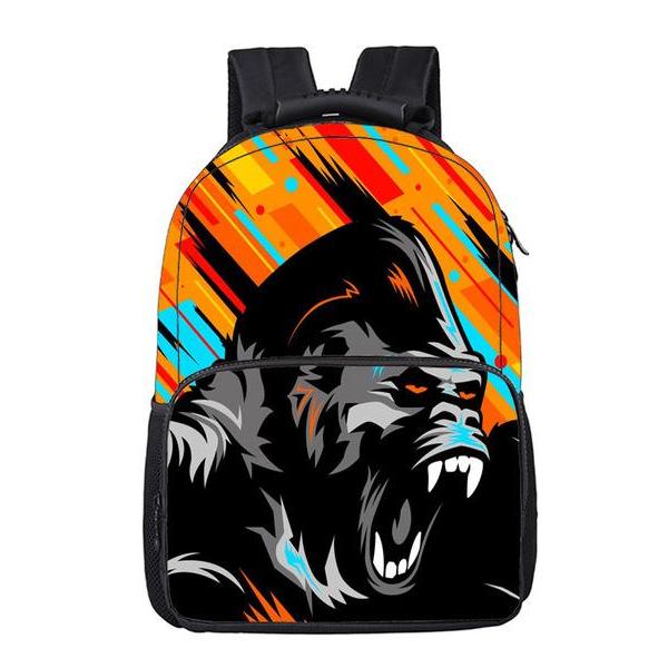 Abstract Gorilla Backpack