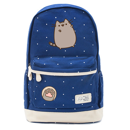Navy Pusheen Cat Backpack Style 1