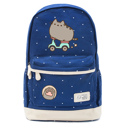 Navy Pusheen Cat Backpack Style 3