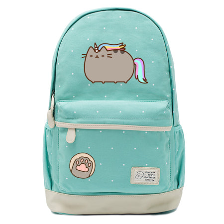 Teal Unicorn Cat Backpack Style 8
