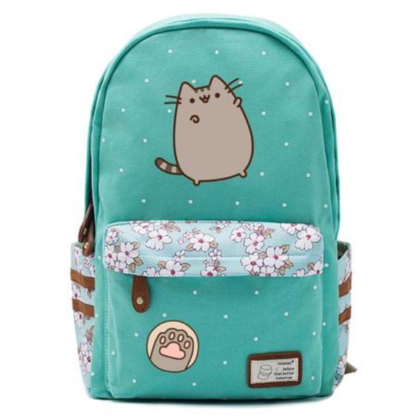 Teal Pusheen Cat Bag Style 1