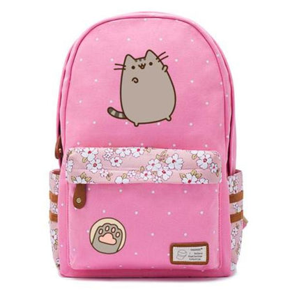 Pink Pusheen Cat Backpack Style 1