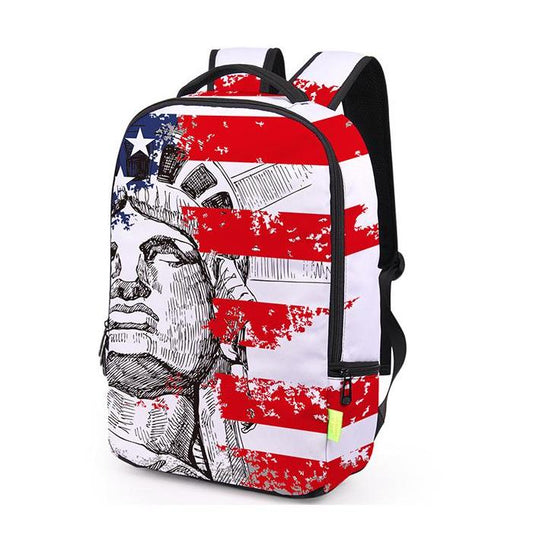 Statue Of Liberty USA Flag Backpack