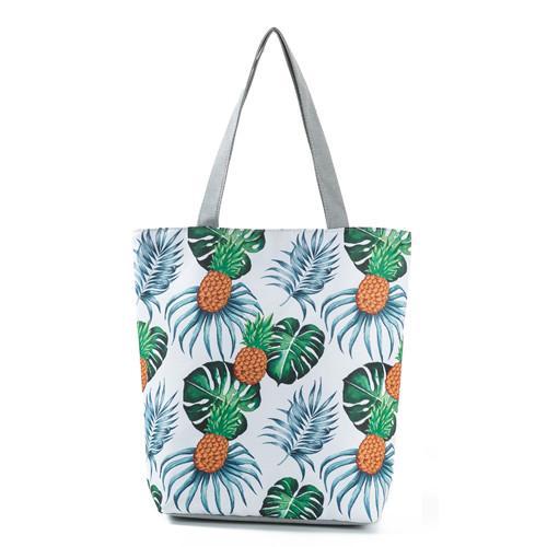Pineapple Print Tote Bag Style 3