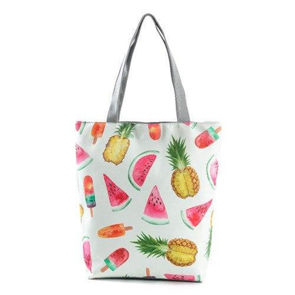 Colorful Fruit Tote Bag