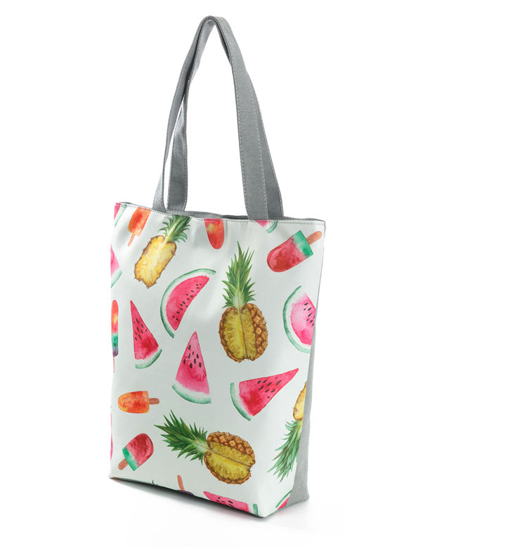 Fruit Pattern Tote Bag