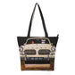 Car Driving Cat Tote Bag Style 6