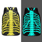 Yellow Glow-In-The-Dark Skeleton Backpack