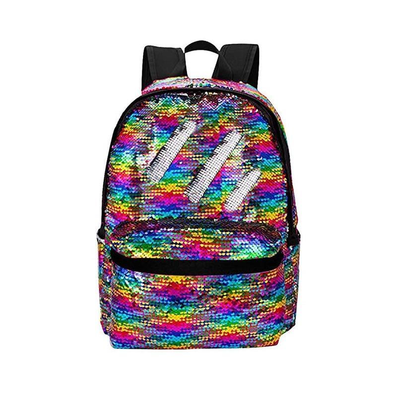 Multi-Color 2-Way Reversible Sequin Backpack 