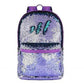 Multi-Color 2-Way Reversible Sequin Backpack Purple