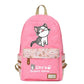 Chi's Anime Cat Backpack w/ Flowers (17&quot;) Style 3 / Pink