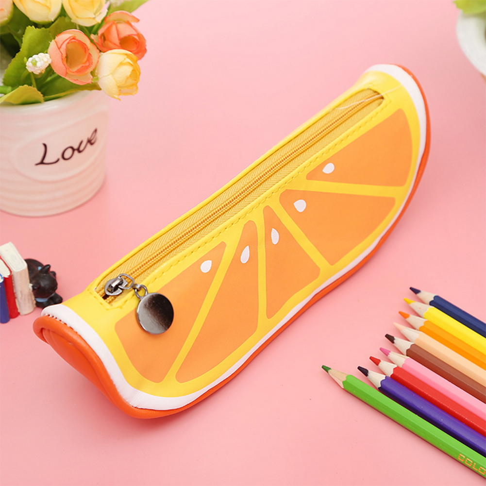 Orange Pencil Case