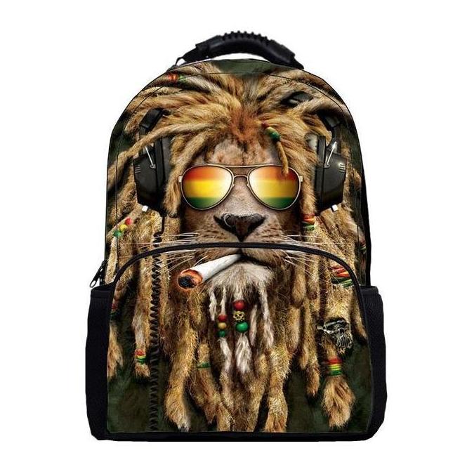 Dreadlock Rasta Lion Backpack