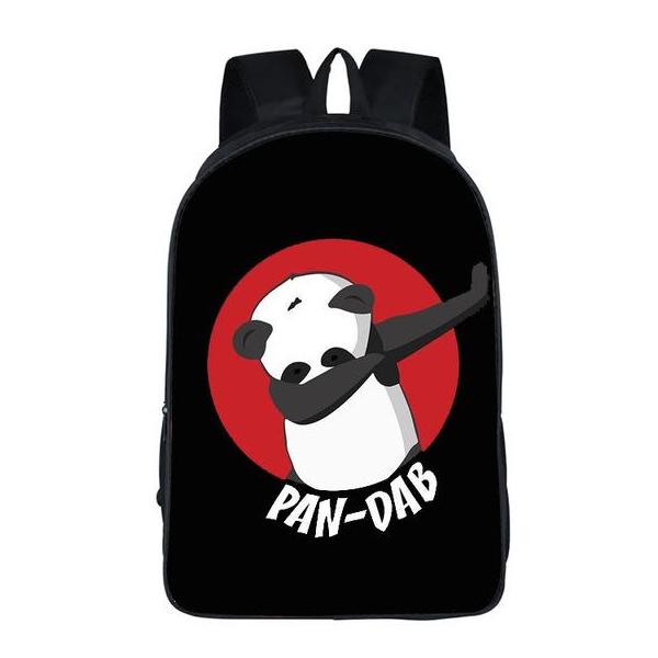 Red Dabbing Panda Backpack