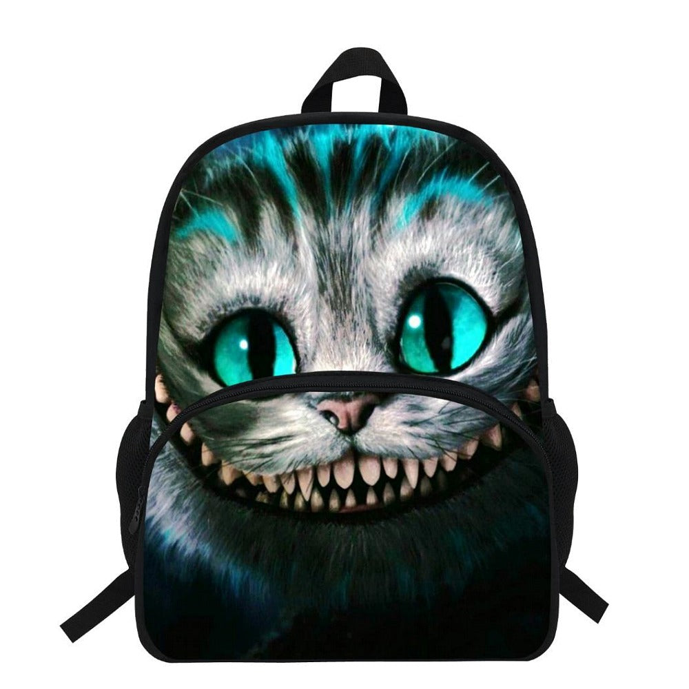 Smiling Cheshire Cat Backpack