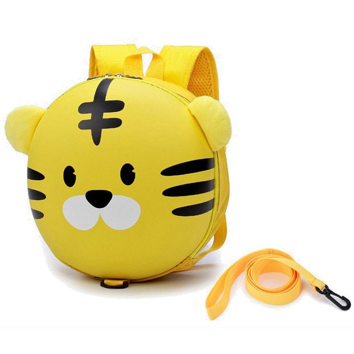 Yellow Kids Tiger Backpack